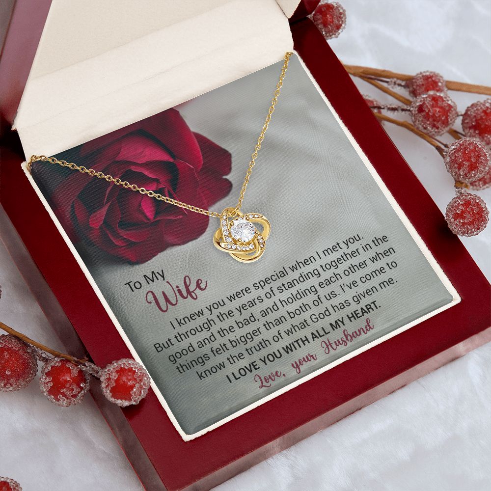 To My Wife - I Knew You Were Special When I Met You