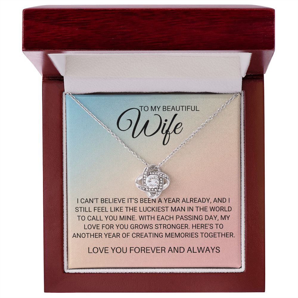 To My Wife - One Year Anniversary(ETSY)
