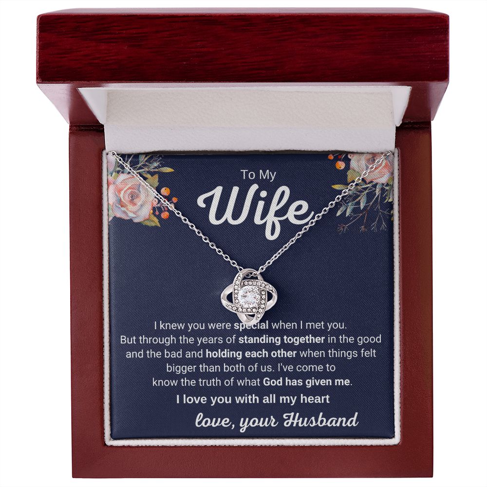 To My Wife - Standing Together in the Good and the Bad (ETSY)