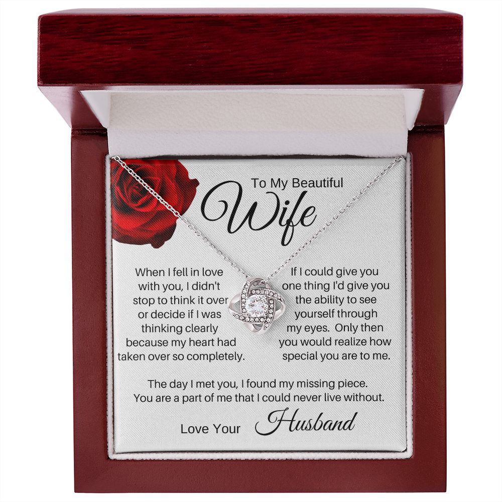 To My Wife - I Found My Missing Piece (ETSY)