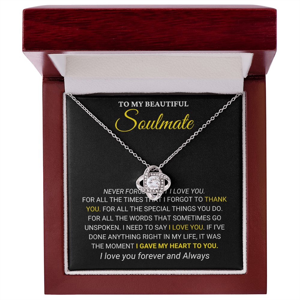 To My Soulmate- Never Forget That I Love You (ETSY)