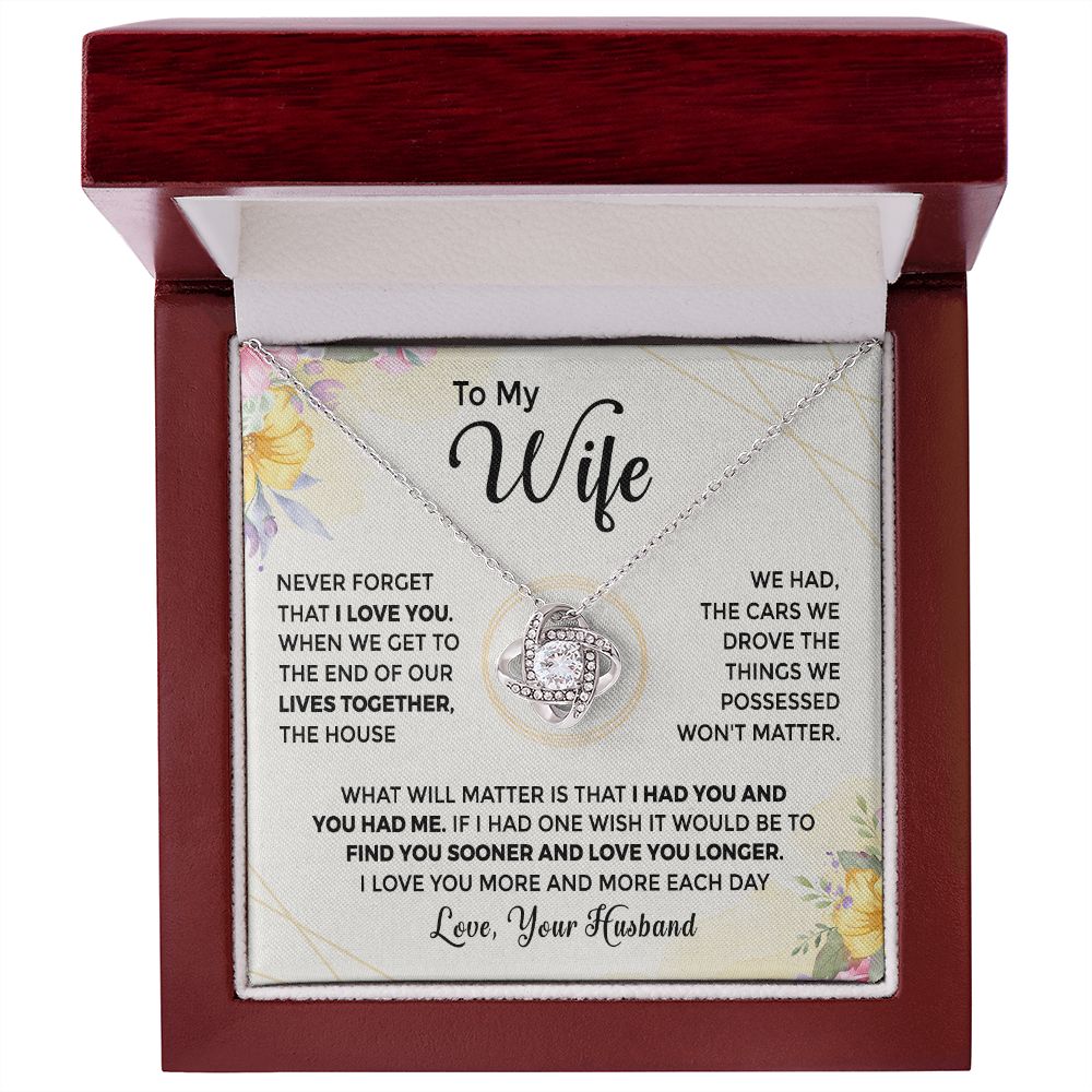 To My Wife - I Had You and You had Me (ETSY)