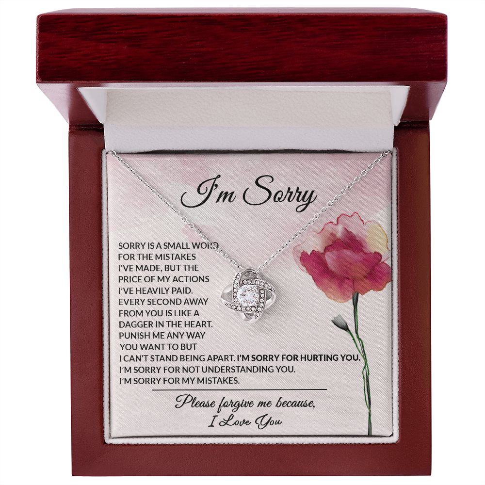 I Am Sorry - pink rose (ETSY)