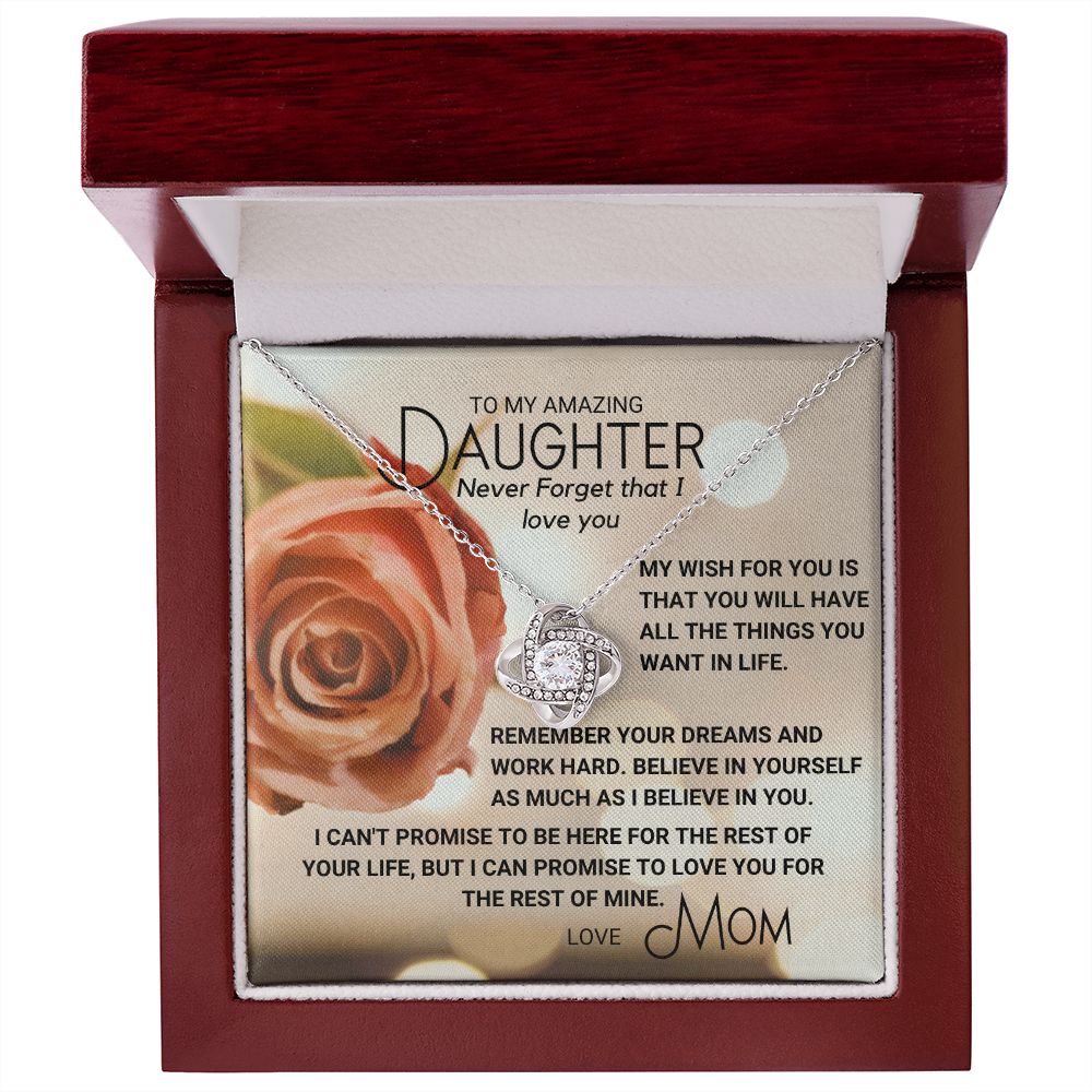 To My Daughter - All the Things You Want in Life (ETSY)