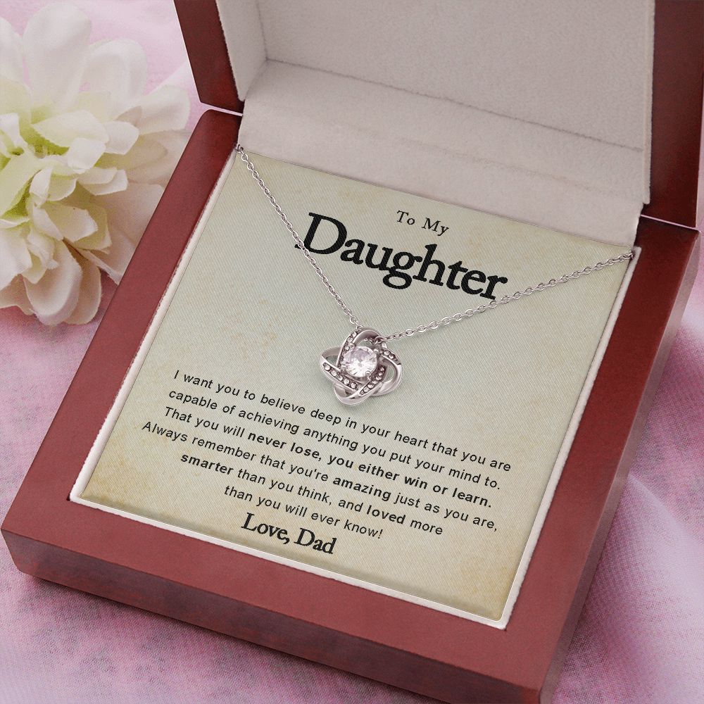 To My Daughter - You Either Win or Learn