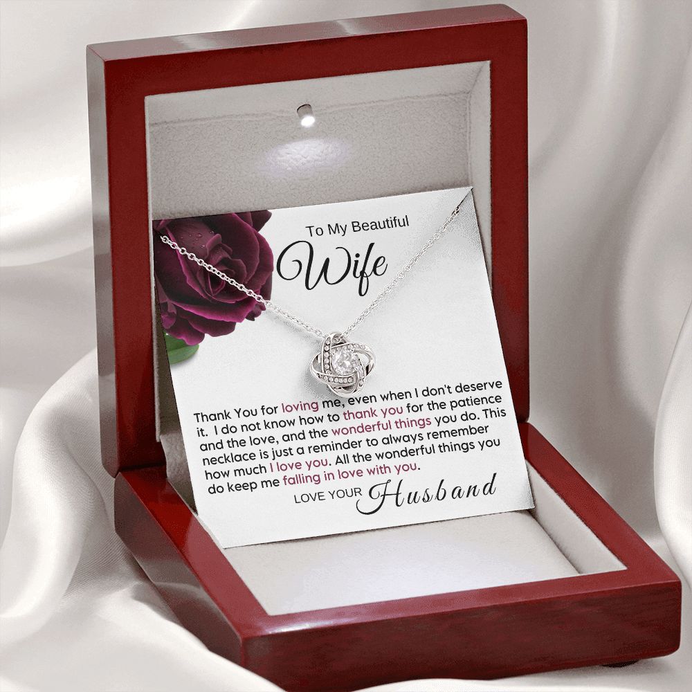 To My Wife - Thank You For Loving Me (ETSY)