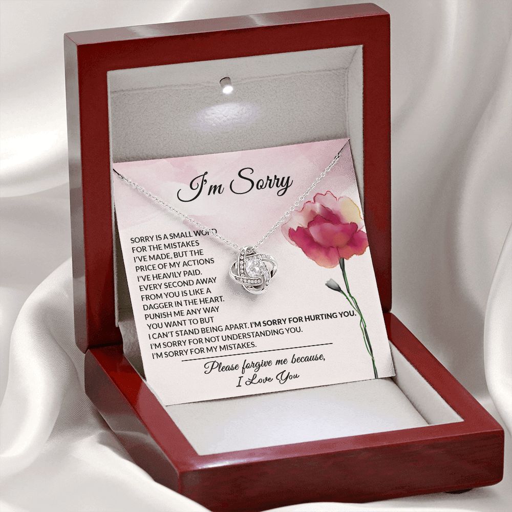 I Am Sorry - pink rose (ETSY)
