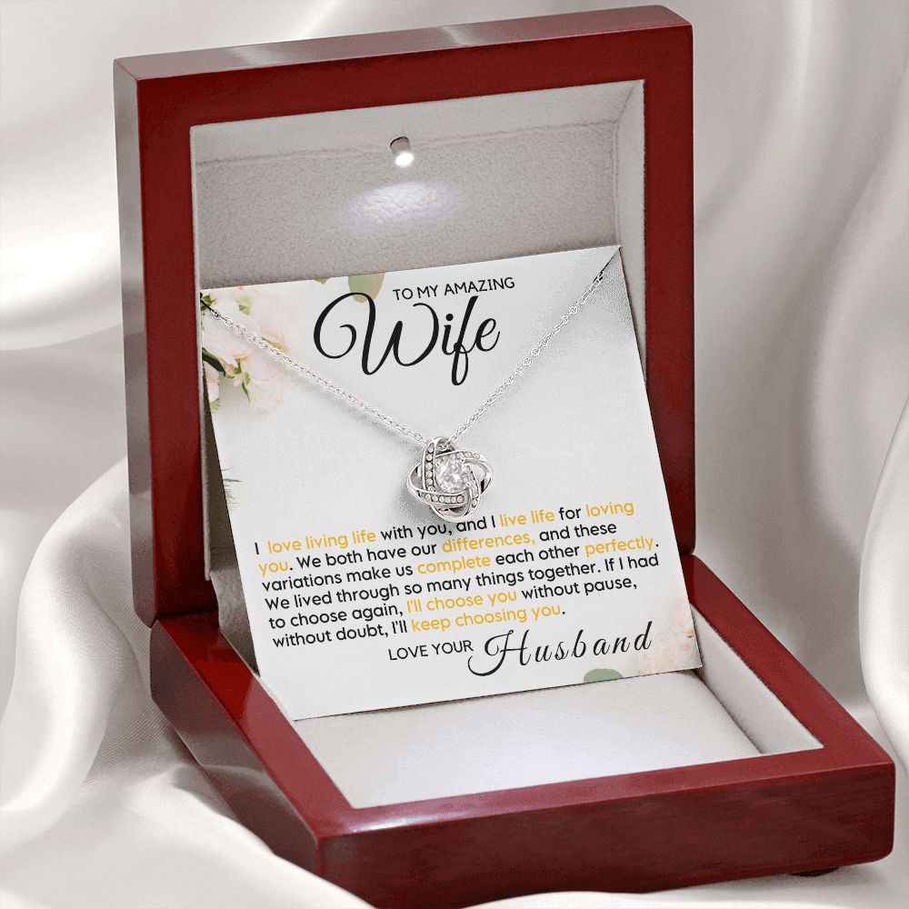 To My Wife - Live Life Loving You (ETSY)