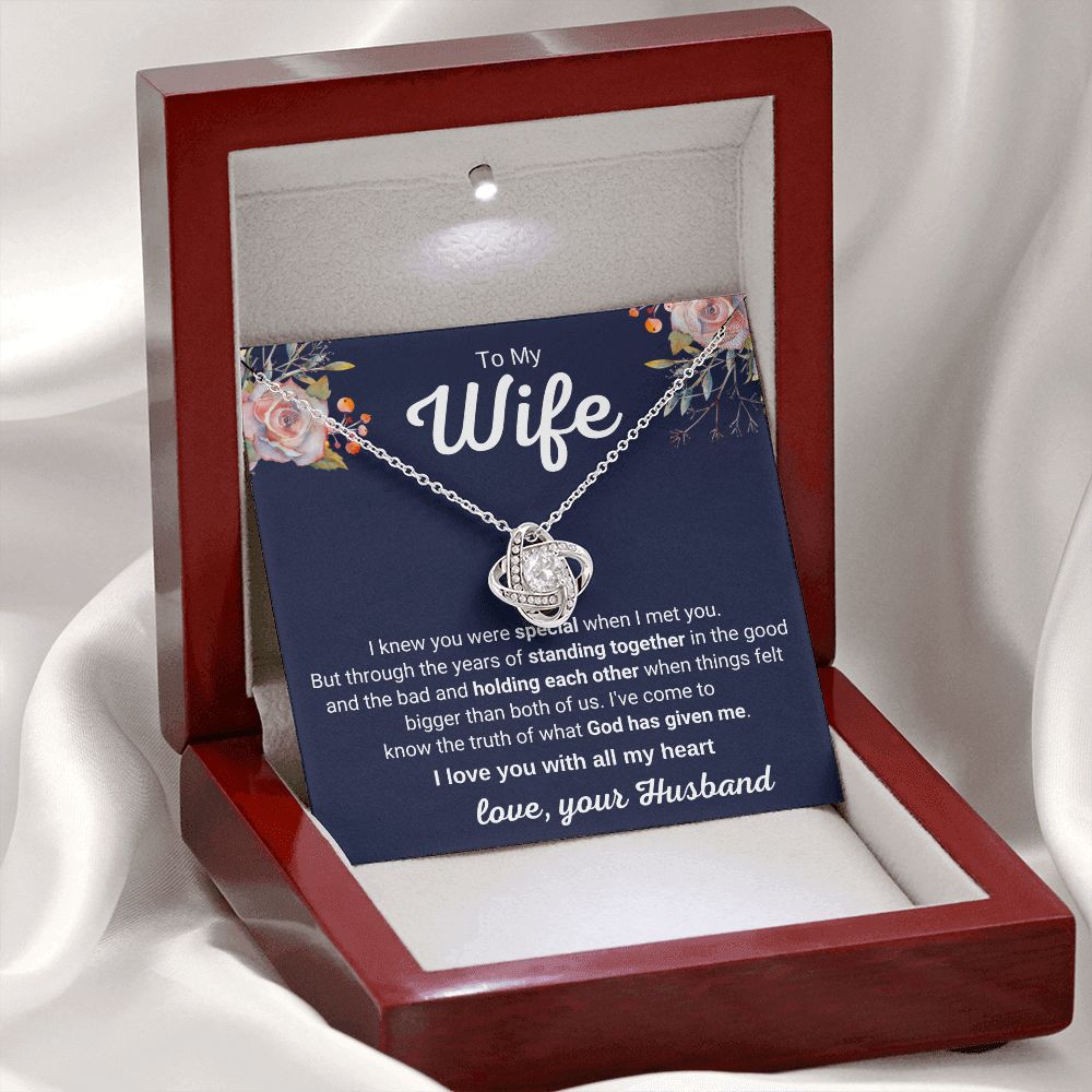 To My Wife - Standing Together in the Good and the Bad (ETSY)