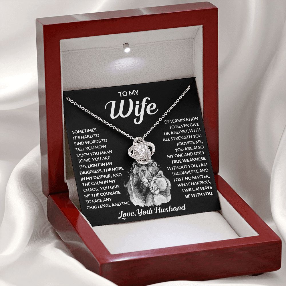 To My Wife - Lion Design (ETSY)