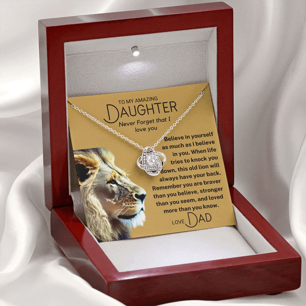 To My Daughter - Believe in Yourself - Lion (ETSY)