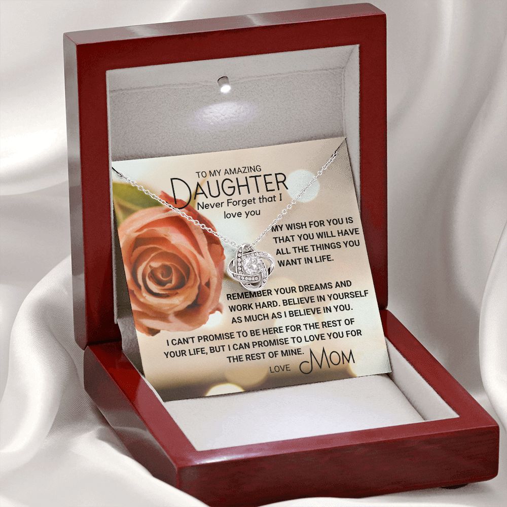 To My Daughter - All the Things You Want in Life (ETSY)