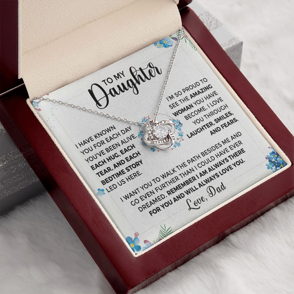 To My Daughter - From Dad Laughter Smiles and Fears