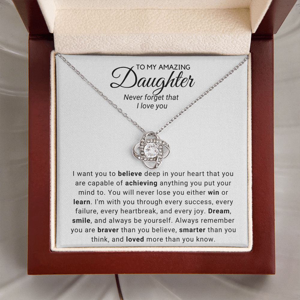 To My Daughter - I Am With You Through Every Success