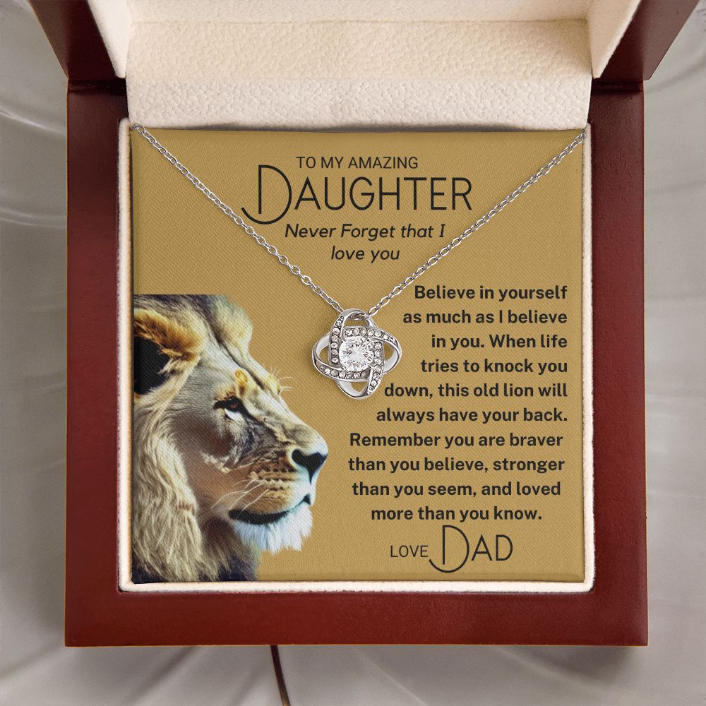 To My Daughter - Believe in Yourself - Lion