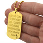 Engraved Dog Tag Necklace _ Future Dad _ETSY