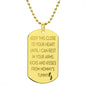Engraved Dog Tag Necklace _ Future Dad _ETSY