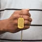 Engraved Dog Tag Necklace _ Future Dad _ETSY