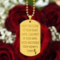 Engraved Dog Tag Necklace _ Future Dad _ETSY