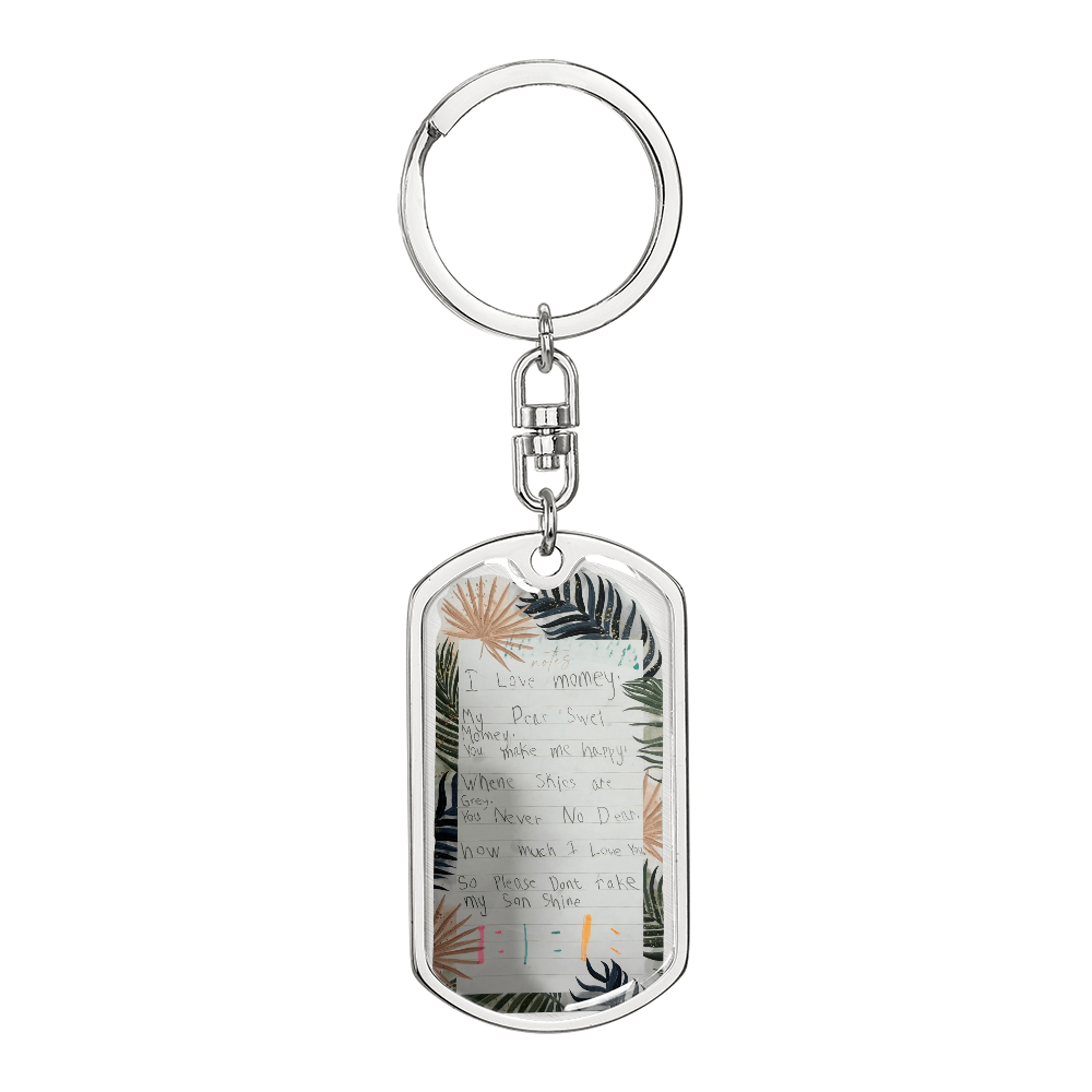 Handwriting Keychain