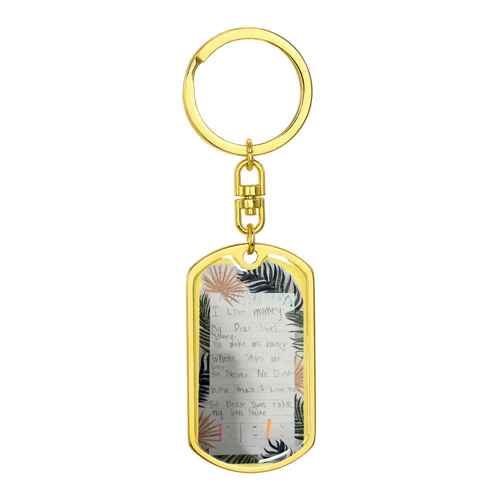 Handwriting Keychain