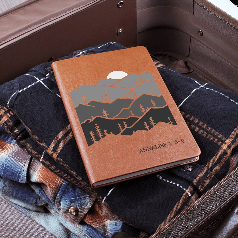 Annalise 3-6-9_graphic leather journal
