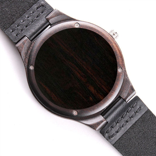 Engraved Wooden Watch ETSY