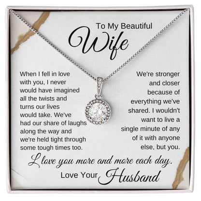 To My Wife - When I Fell in Love With You-pink paper boarder (ETSY)