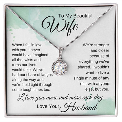 To My Wife - When I Fell in Love With You-watercolor blue (ETSY)