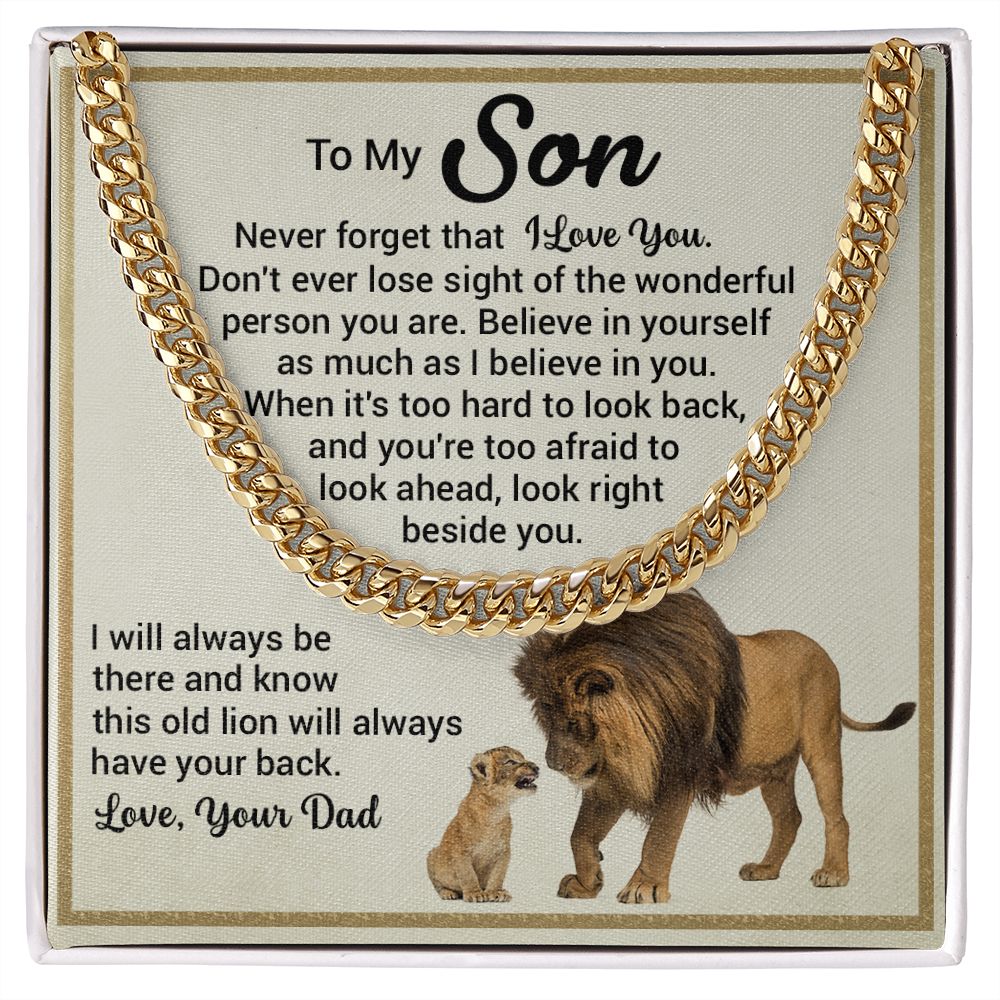 To My Son - Old Lion Will Always Have Your Back