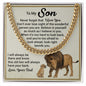 To My Son - Look Right Beside You (ETSY) Cuban Link Chain _ETSY TEMPLATE