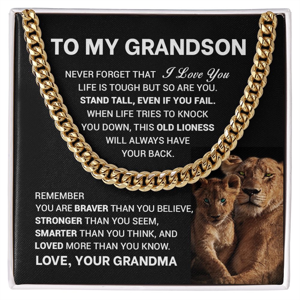 To My Grandson - Stand Tall Even if You Fail