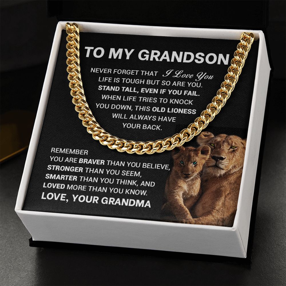 To My Grandson - Stand Tall Even if You Fail