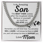 To My Son - Best View After the Toughest Climb (ETSY)