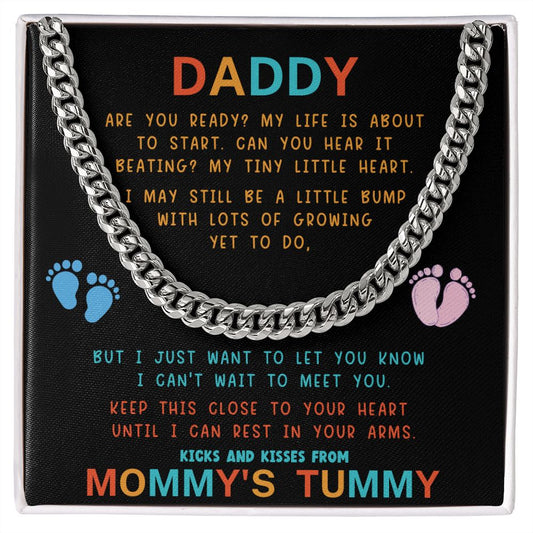 Daddy - From Bump (with colored text) - ETSY
