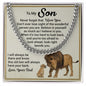 To My Son - Look Right Beside You (ETSY) Cuban Link Chain _ETSY TEMPLATE