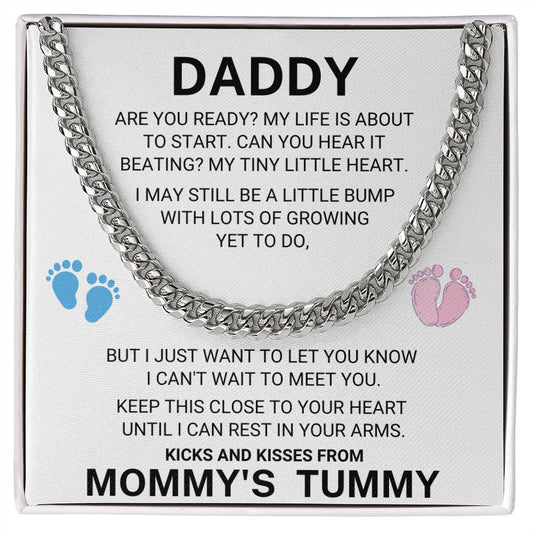 Daddy - From Bump (White with Black) - ETSY
