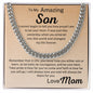 To My Son - How Proud I Am to be Your Mom (ETSY)