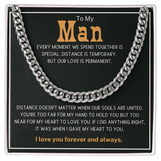 To My Man - Long Distance (ETSY)