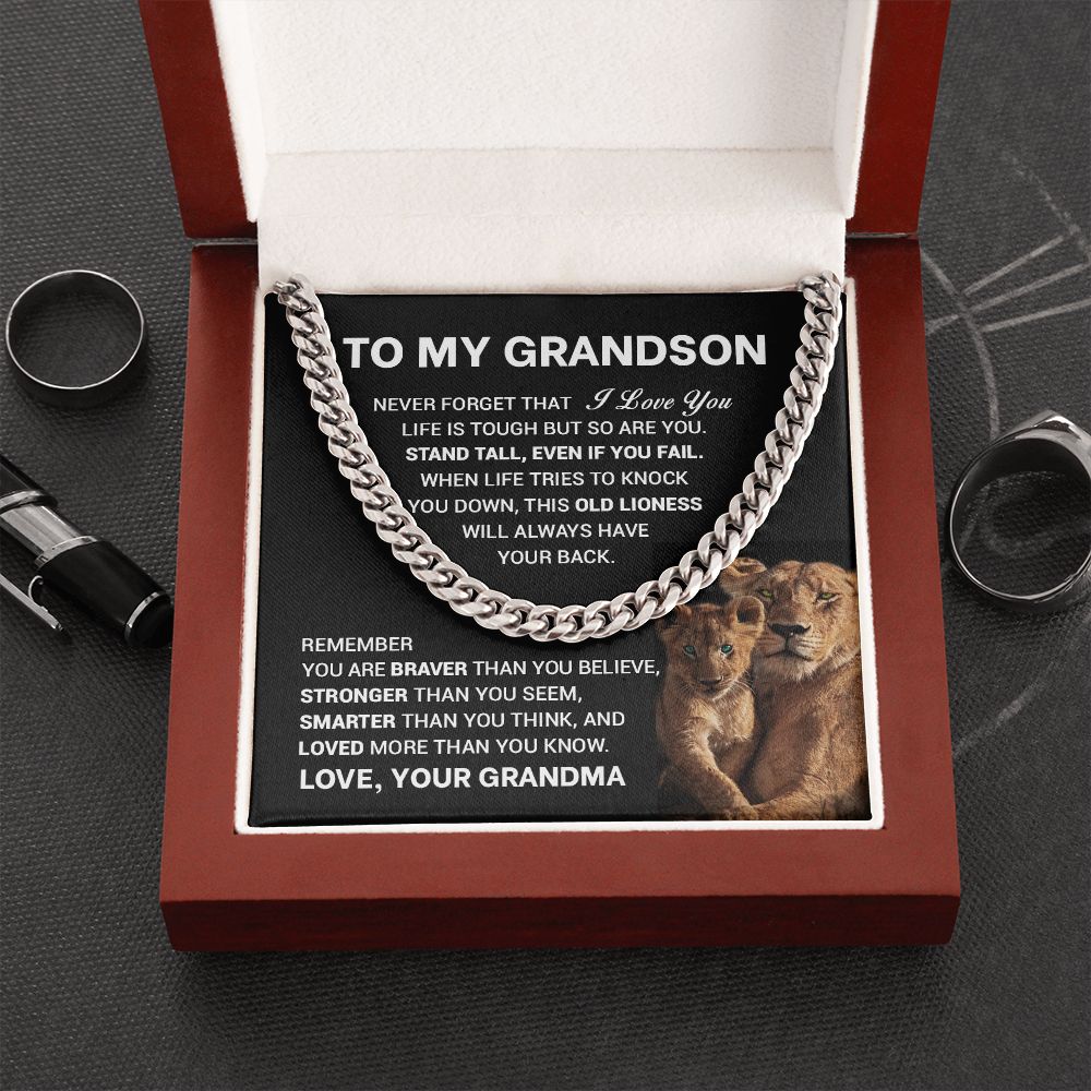 To My Grandson - Stand Tall Even if You Fail