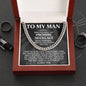 To My Man - Promise Necklace (ETSY)