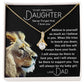 To My Daughter - Always Be My Baby Girl - Lion (ETSY)