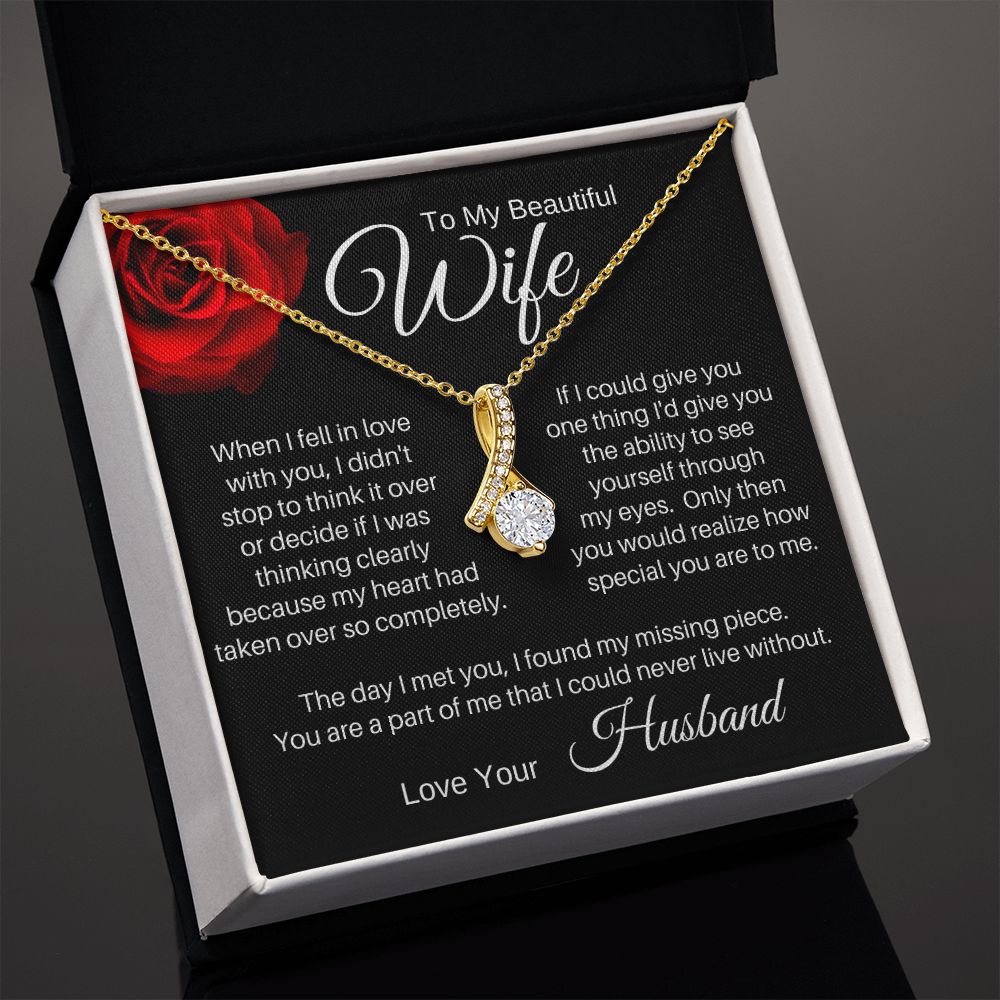 To My Wife - Found My Missing Piece - Alluring (ETSY)
