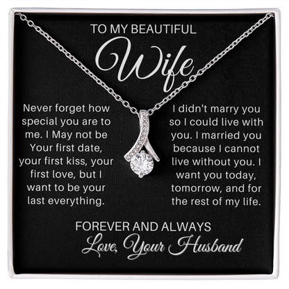 To My Wife - Forever and Always - blackversion_Alluringbeauty (ETSY)