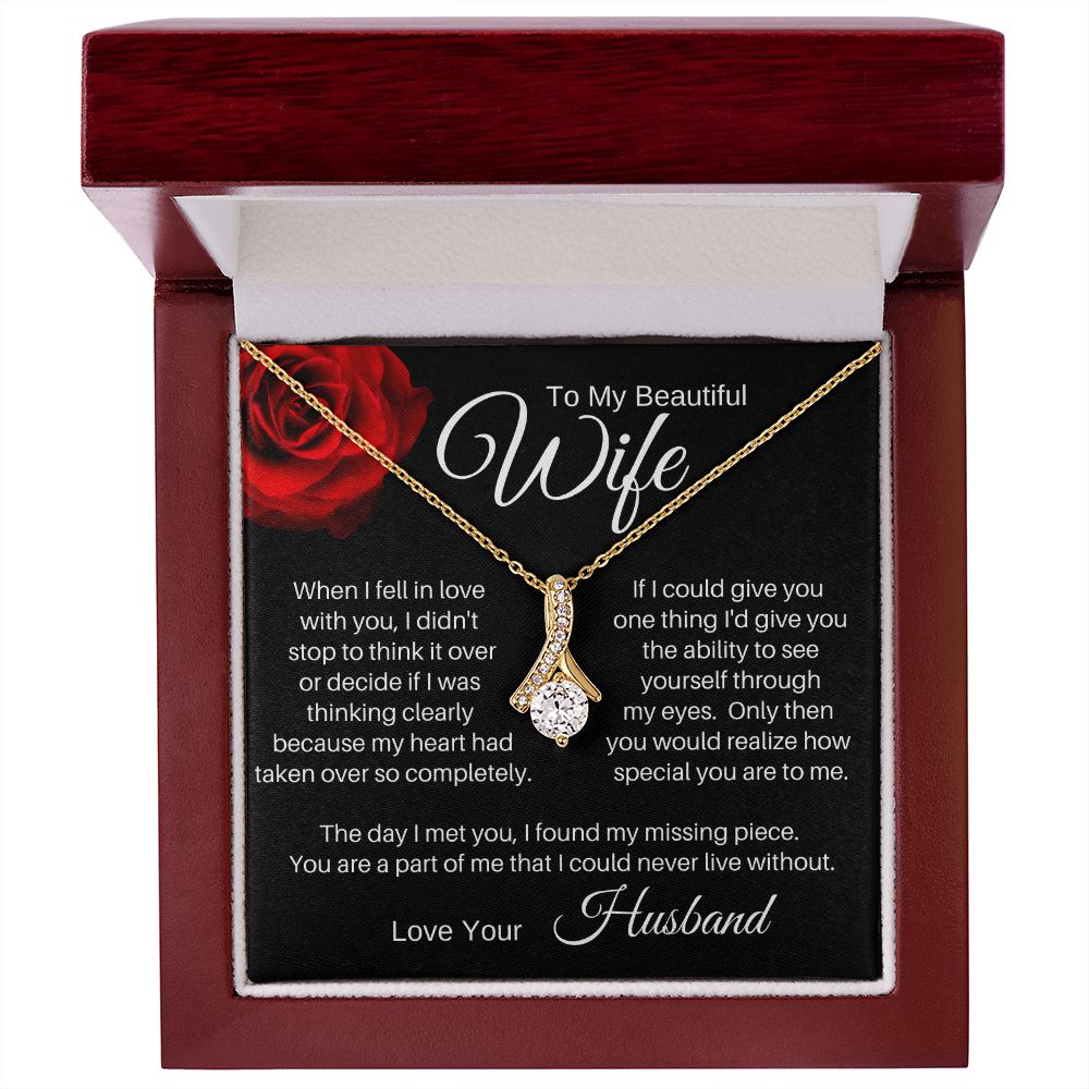 To My Wife - Found My Missing Piece - Alluring (ETSY)