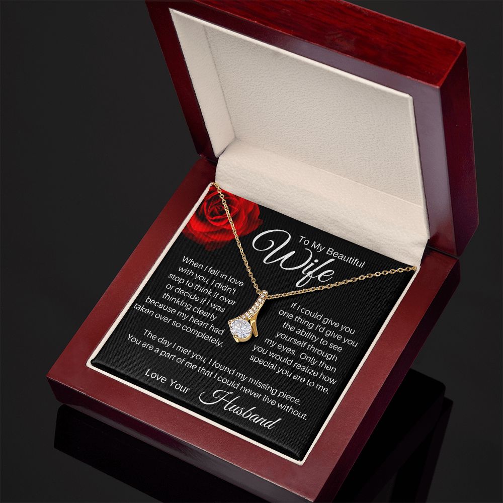 To My Wife - Found My Missing Piece - Alluring (ETSY)