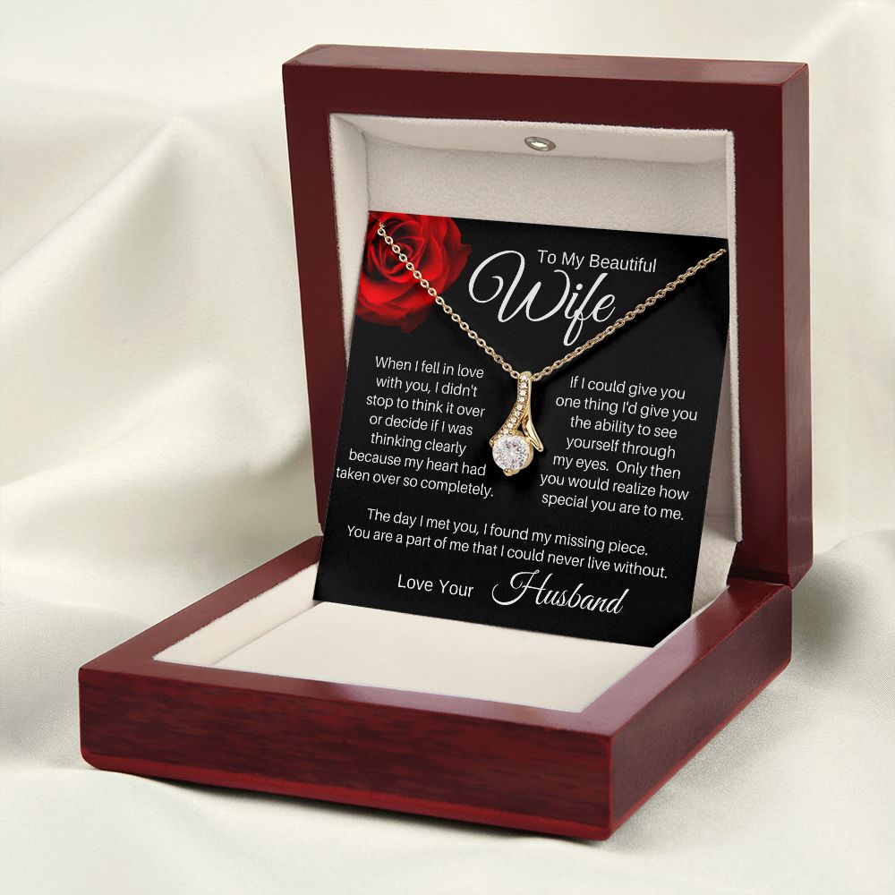 To My Wife - Found My Missing Piece - Alluring (ETSY)