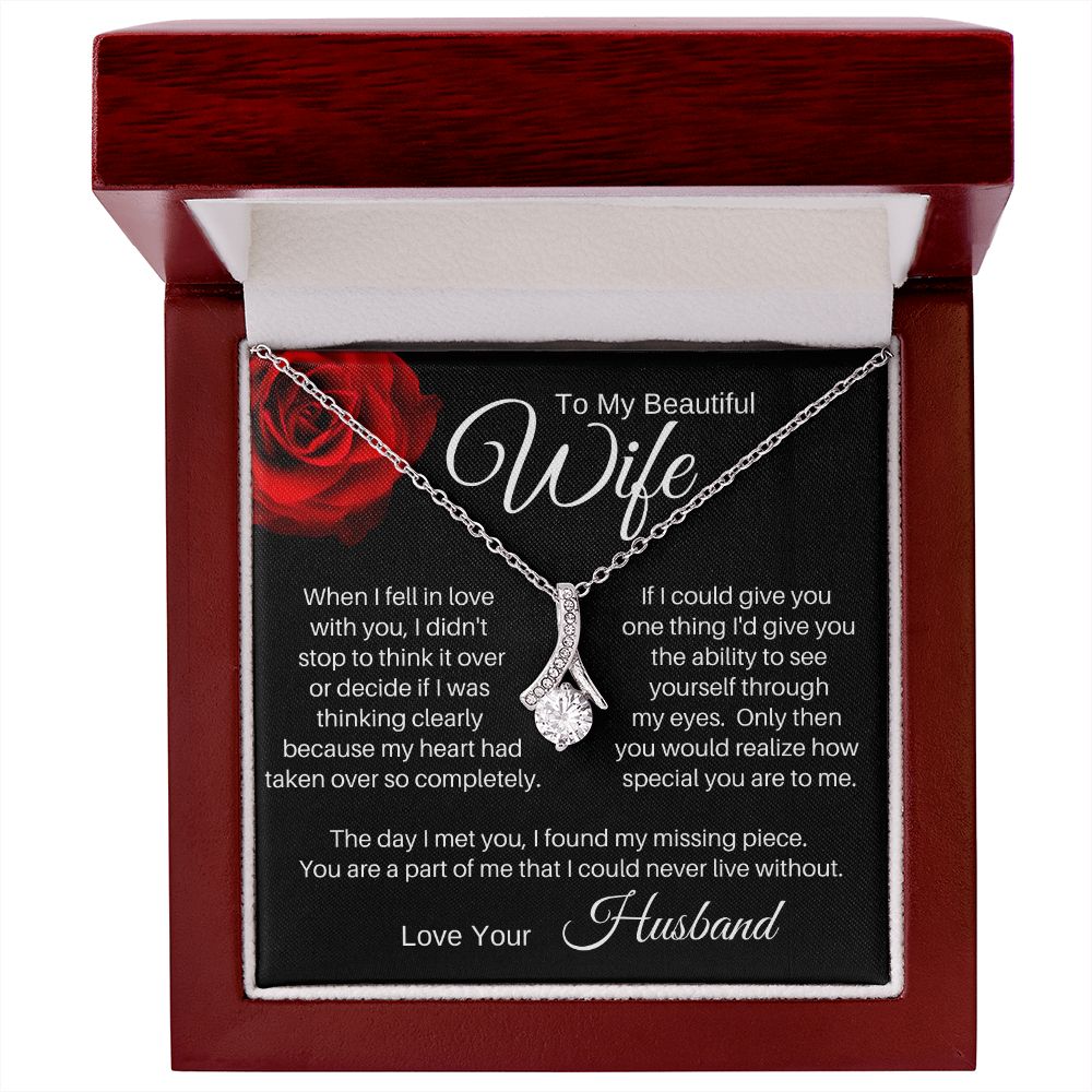 To My Wife - Found My Missing Piece - Alluring (ETSY)