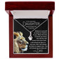 To My Daughter - Always Be My Baby Girl - Lion (ETSY)