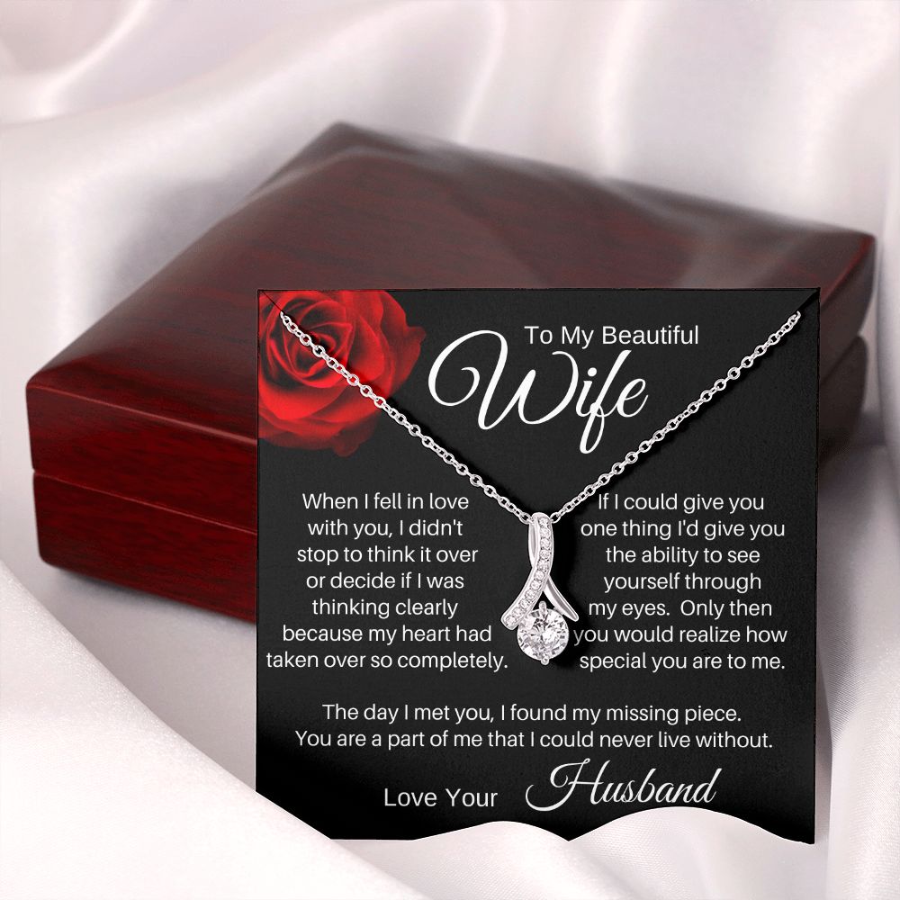 To My Wife - Found My Missing Piece - Alluring (ETSY)
